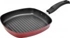 Tosaa Square Grill Pan, Black/Red 228mm