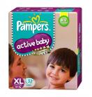 Pampers Active Baby Extra Large Size Diapers (32 Count)