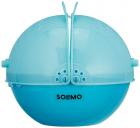 Amazon Brand - Solimo Plastic Drainer/Colander with lid (Blue)