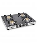 Sunflame Diamond SS GT 4 Burner Gas Stove Toughened Glass Top