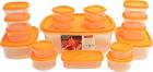 Princeware SF Package Container Set, 18-Pieces, Orange