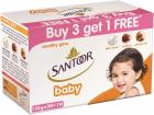 Santoor Baby Soap 125g (Buy 3 get 1 free)