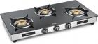 Sunflame Regal Glass, Stainless Steel Manual Gas Stove  (3 Burners)