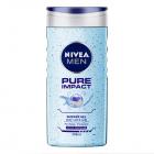 NIVEA MEN Hair, Face & Body Wash, Pure Impact Shower Gel, 250ml