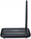 D-Link DSL-2730U Wireless-N 150 ADSL2+ 4-Port Router (Black), Works with RJ-11(Telephone Line Internet) of BSNL & MTNL