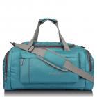 Dussle Dorf Polyester 40 Liters Turquoise and Grey Travel Duffel Bag