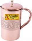 Angelic Copper Emborsed Jug, 1.5 litres, Brown