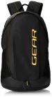 Gear 27 ltr Black and Yellow Casual Backpack