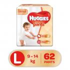 Huggies Ultra Soft Pants, Large Size Premium Diapers, 62 Counts