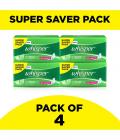 Whisper Ultra Clean XL Wings Sanitary Pads 30 Pcs - Pack of 4