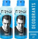 Frsh by Salman Khan Swag Deodorant Spray - For Men  (400 ml, Pack of 2)