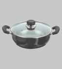 Vinod Cookware 30Cm Deep Kadai with Lid- 7 Ltr