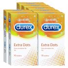 Durex Condoms, Extra Dots- 10s (Pack of 7)