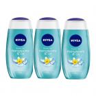 Nivea Frangipani and Oil Shower Gel, 250ml (Pack of 3)